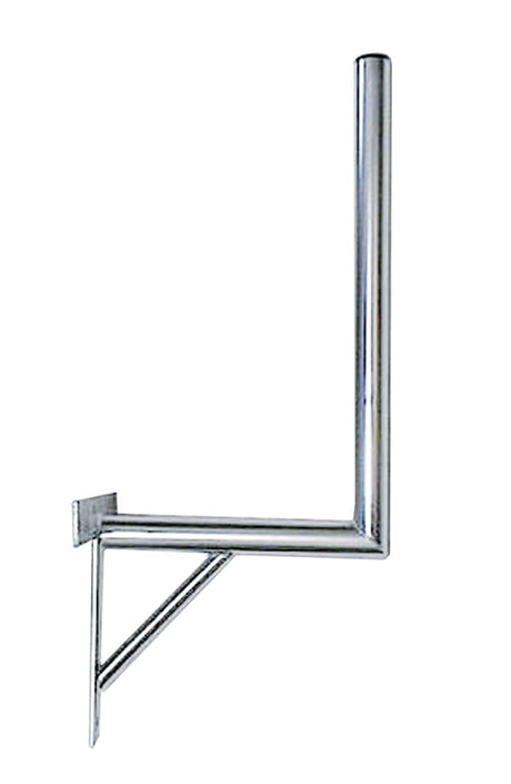 Anténní držák 35cm na zeď se vzpěrou, trubka 42/2mm, výška 146cm žár.
